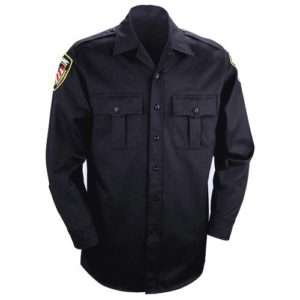 Men black cotton security guard uniform