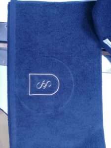 personalised embroided towels